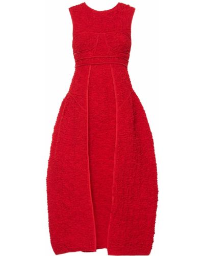 Midi šaty Cecilie Bahnsen červená