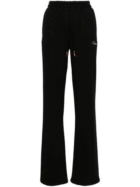 Sportovní kalhoty s výšivkou Roberto Cavalli černé