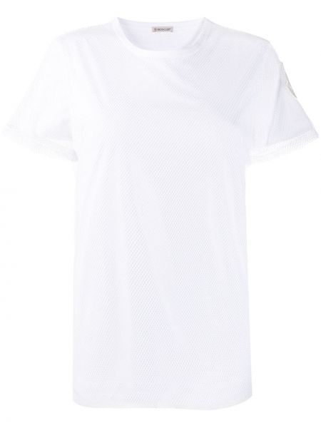 Camiseta de malla Moncler blanco