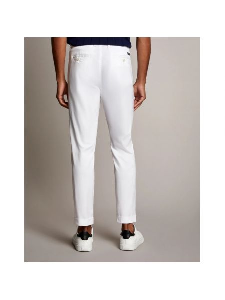 Pantalones slim fit Fay blanco