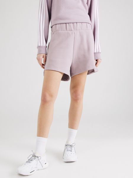 Relaxed fit sportiniai šortai Adidas violetinė