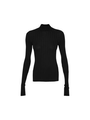 Свитер Givenchy Rolled Neck Long-Sleeve 'Black' черный
