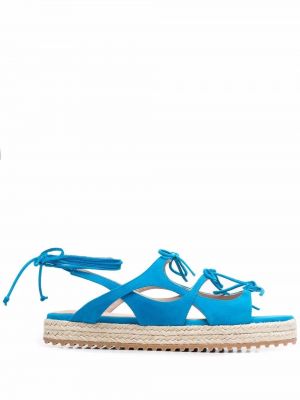 Spitzen sandale Scarosso blau