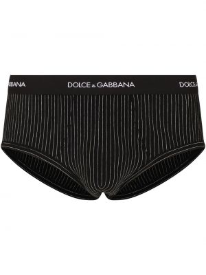 Bragas a rayas Dolce & Gabbana negro