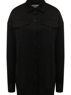 Рубашка из вискозы Chapurin черная
