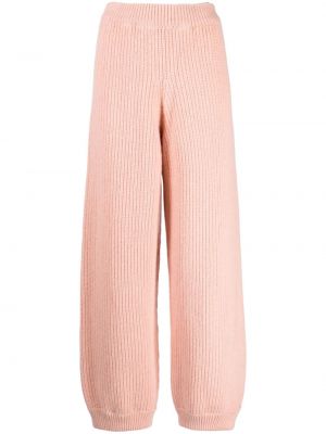 Pletene hlače Baserange ružičasta