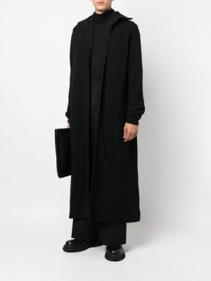 Manteau en tricot Yohji Yamamoto noir