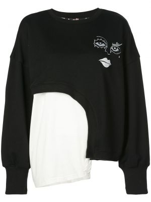 Asymmetrisk sweatshirt Haculla svart