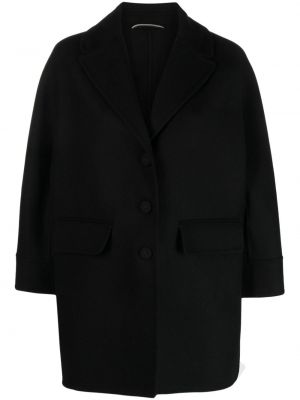 Vlněný kabát Ermanno Scervino černý