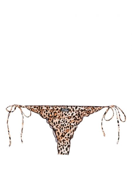 Bikini ar apdruku ar leoparda rakstu Mc2 Saint Barth bēšs
