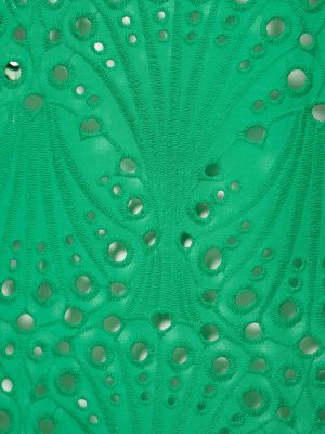 Čipkované mini šaty Johanna Ortiz zelená