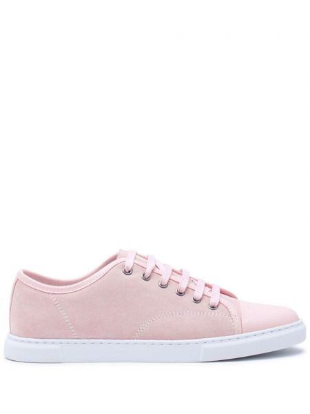 Süet sneaker Lanvin pembe