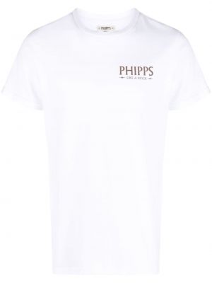 Bombažna majica Phipps bela