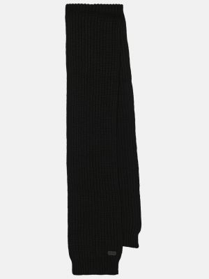 Кашемировый шарф Saint Laurent черный