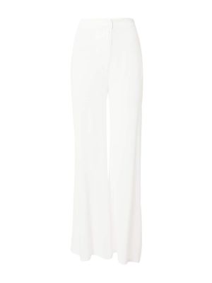 Широки панталони тип „марлен“ Misspap бяло