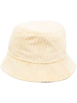 Manšestrový klobouk Isabel Marant žlutý