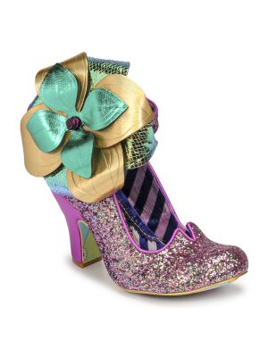 Pantofi cu toc cu toc Irregular Choice violet