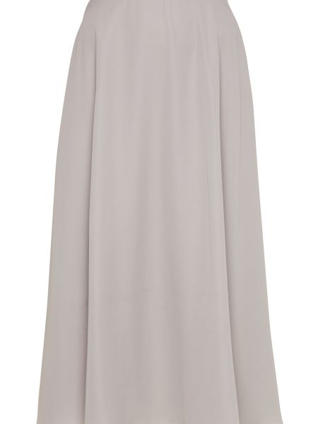 Jednofarebná priliehavá midi sukňa na zips Usha White Label