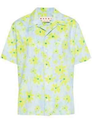 Košulja s cvjetnim printom s printom Marni