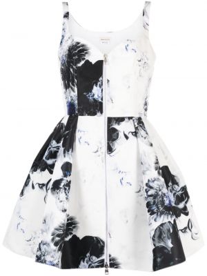 Φλοράλ φόρεμα ζακάρ Alexander Mcqueen