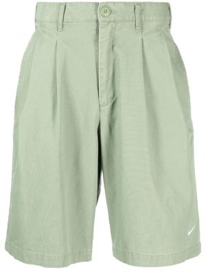 Pantaloni scurți cu broderie Nike verde