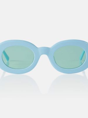 Okulary przeciwsłoneczne Jacquemus niebieskie