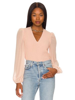 1. STATE V Neck Blouse in Pink. Size M, S, XL, XS. 1. State