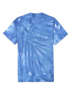 Koszulka bawełniana z nadrukiem Sporty And Rich niebieska