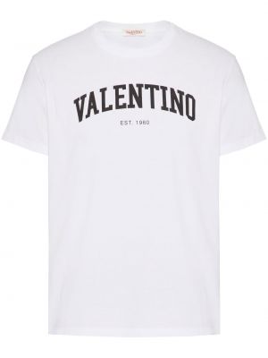 Póló nyomtatás Valentino fehér