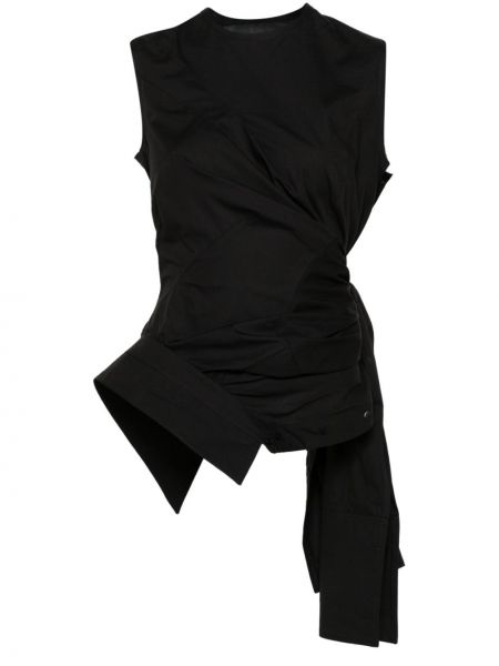 Πουπουλένια μπλούζα Marc Le Bihan μαύρο