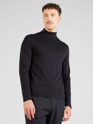 Majica z dolgimi rokavi Calvin Klein črna