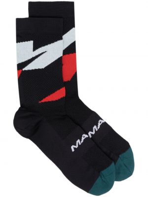 Ponožky s potlačou Maap čierna
