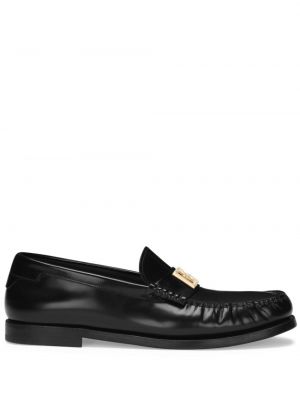 Kožené loafers Dolce & Gabbana černé
