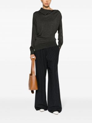 Sweter wełniany Isabel Marant szary