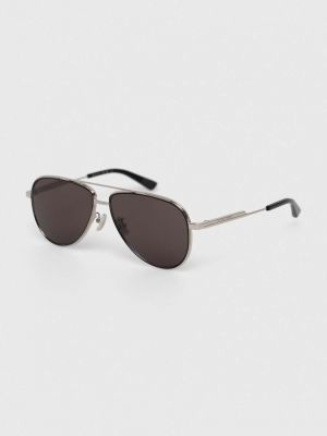 Серебряные очки солнцезащитные Bottega Veneta