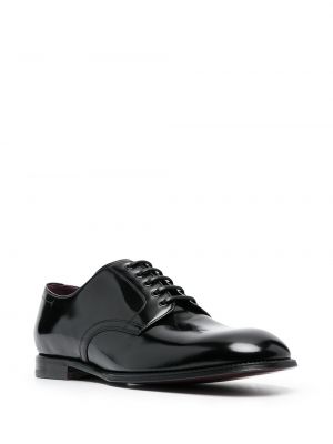 Dabīgās ādas derbija stila kurpes Dolce & Gabbana melns