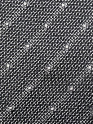 Corbata de tejido jacquard Canali gris