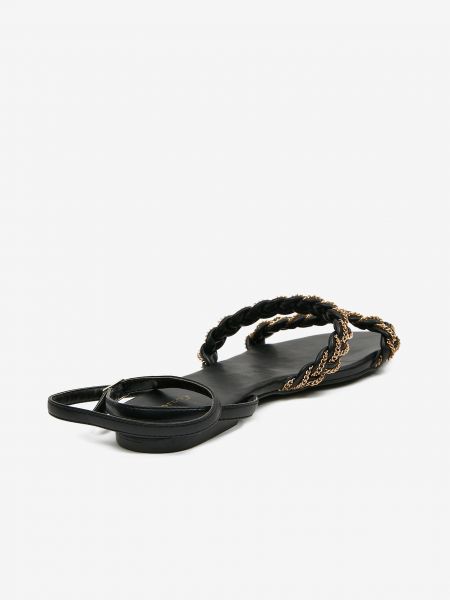 Sandále Orsay čierna