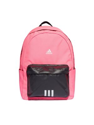 Prugasti prugasti ruksak Adidas ružičasta