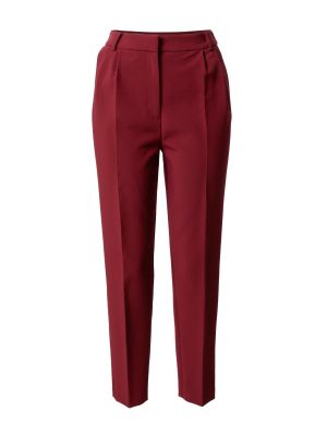 Pantaloni plissettati Warehouse rosso