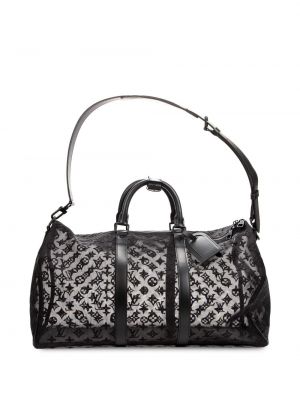 Cestovní taška se síťovinou Louis Vuitton černá