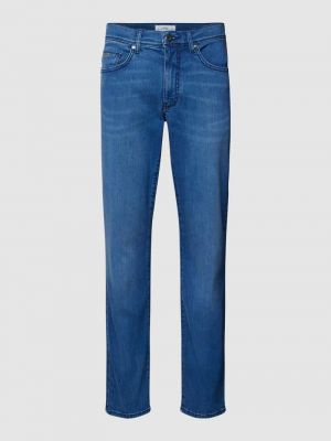 Proste jeansy z kieszeniami Brax niebieskie