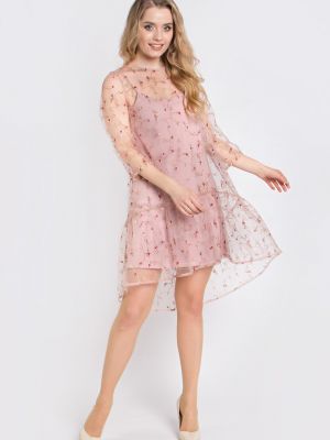 Платье Filigrana розовое