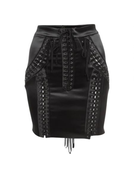 Satynowa spódnica Dolce & Gabbana Pre-owned czarna