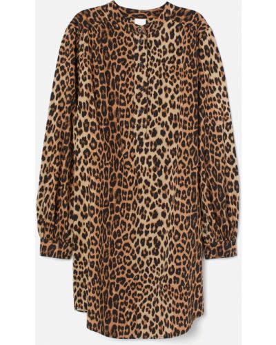 Платье леопардовое H&m