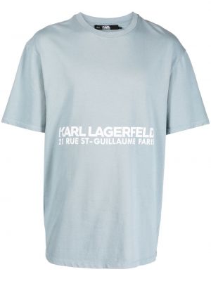 T-shirt Karl Lagerfeld blå