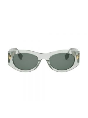 Okulary przeciwsłoneczne Fendi zielone