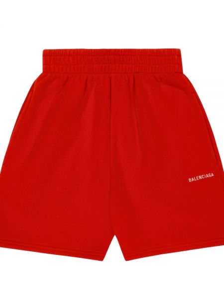 Jersey bomull shorts for jenter Balenciaga Kids rød