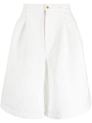 Плисирани бермуди Comme Des Garçons Shirt бяло