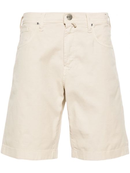Shorts en jean Incotex beige